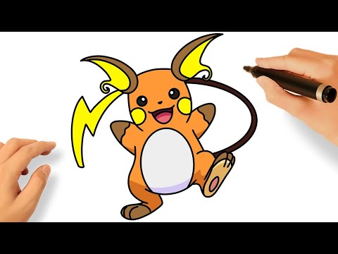 COMMENT DESSINER RAICHU FACILEMENT ⚡| POKÉMON