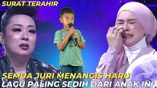 Download lagu Viral‼️ Semua juri menangis haru lagu paling sedih dari anak ini mp3