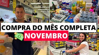 COMPRAS DO MÊS CASAL NO CARREFOUR: Fizemos Nossas Compras Do Mês De Novembro