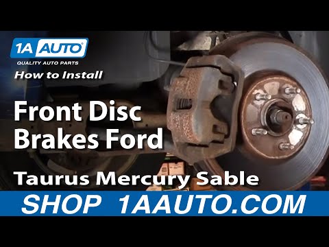 How to Replace Front Brakes 96-07 Ford Taurus