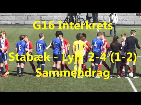G16 Interkrets: Stabæk - Lyn 2-4. Sammendrag