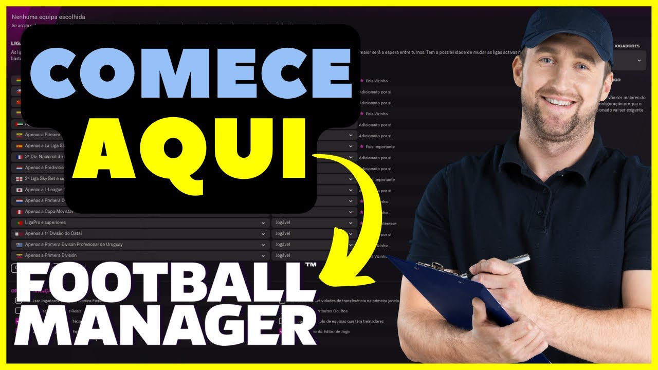 É NOVO no FOOTBALL MANAGER? COMECE por AQUI! | Dicas para iniciantes no FM