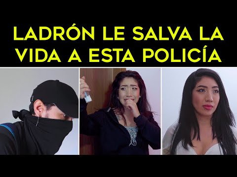 Ladrón le salva la vida a esta policía sin saber que pasaría