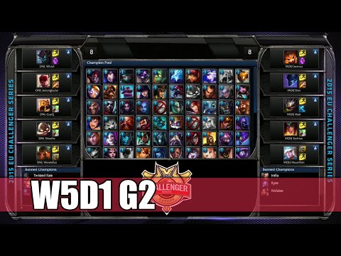 [no cast] Denial eSports vs Mousesports | S5 EUCS Summer 2015 Week 5 Day 1 | DNL vs MOU W5D1 G1 EUCS