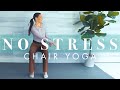 10 Minute Stress Relieving Stretch Somatic Chair Yoga