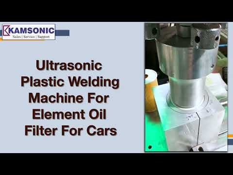 Automatic kamsonic plastic welding machine