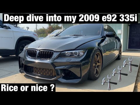 My 2009 BMW 335i e92 mods (n54chikko)