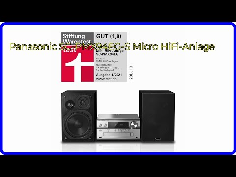 BEWERTUNG (2025): Panasonic SC-PMX94EG-S Micro HiFi-Anlage. WESENTLICHE Einzelheiten