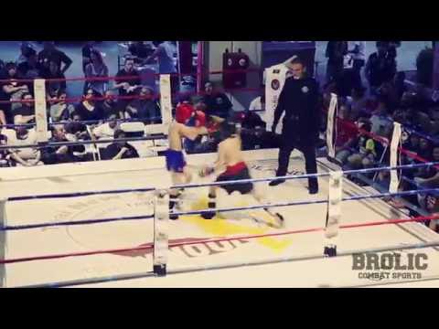 Brolic Combat Sports - Muay Thai Fights #4   Jet Benjaminson vs Joseph Martinez