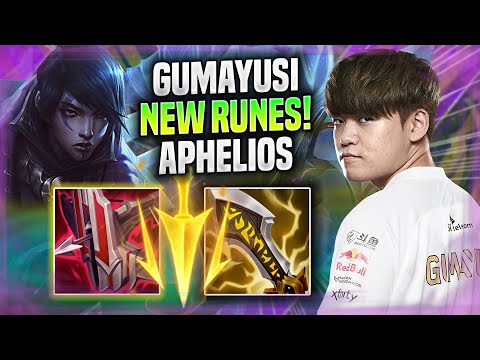GUMAYUSI IS READY FOR APHELIOS WITH NEW RUNES! - T1 Gumayusi Plays Aphelios ADC vs Jhin!