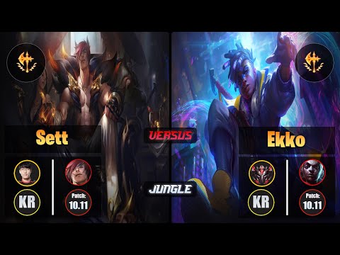 Tarzan SETT (Jungle) [Conqueror] VS EKKO - Grandmaster KR Patch 10.11