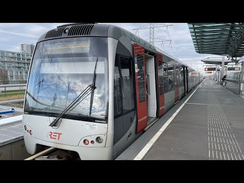 RET Rotterdam Metrolijn B Nesselande - Capelsebrug