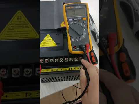 How to measure input and output circuits of VFD with multimeter