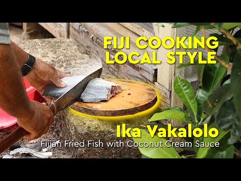 Fijian Cooking Local Style - Ika Vakalolo | First ever fish caught!