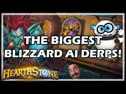THE BIGGEST BLIZZARD AI DERPS! - Rastakhan’s Rumble Run Hearthstone