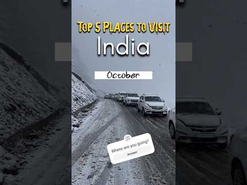 Places to Visit in October in India || Best Place to Visit in October in India 2024