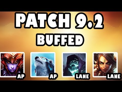 PATCH 9.2 NEW SEASON IS HERE!AP SHYVANA + AP VOLIBEAR BUFFS! INDIRECT NIDALEE BUFFS! AMAZING PATCH!