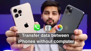 Transfer all your data from iPhone to iPhone without pc or icloud | Mohit Balani