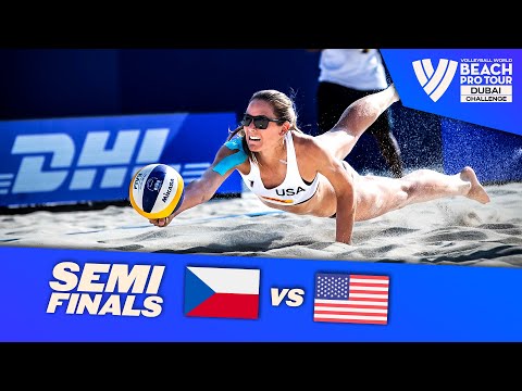 Hermannova/ Stochlova vs. Horton/ Scoles - Semi Final Highlights Dubai 2022 #BeachProTour