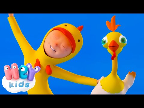 Spock-a Doodle, Chicken Noodle 🐓 & more Animal songs! | HeyKids Nursery Rhymes | Animaj Kids