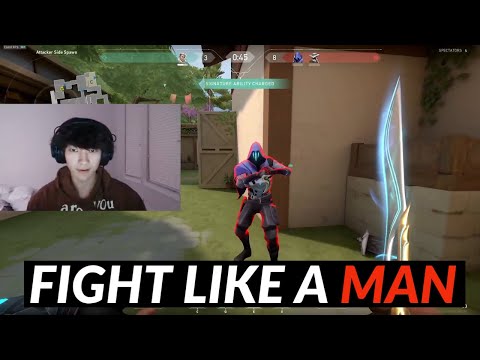 Sinatraa Funny Knife Fight with Enemy Omen and Cypher | Valorant