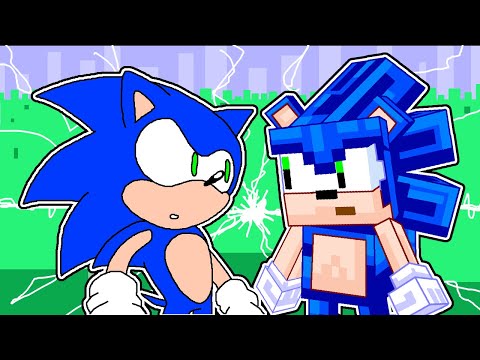 MugiMikey - Sonic Meets Minecraft Sonic