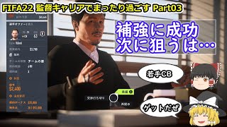 【ゆっくり実況】監督キャリアでまったり過ごす part03【FIFA22】