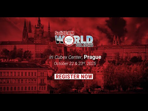 SolidCAM World 2025 is coming! | Registration for LIVE broadcast is now open!