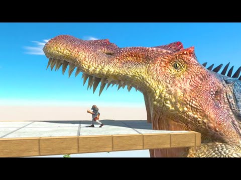 GIANT SPINOSAURUS EATING - Animal Revolt Battle Simulator
