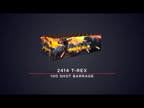 Bright Star Fireworks - 2414 T-Rex 100 Shot Barrage