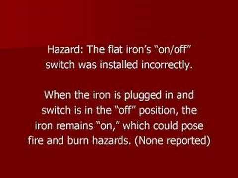 Chi Flat Iron Recall from Farouk