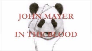 John Mayer - In the Blood (lyrics)