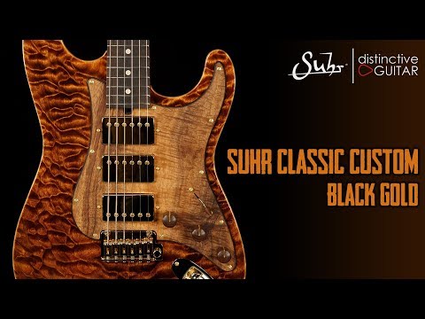 Suhr Classic Custom | Black Gold Triple Humbucker