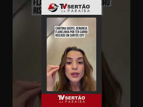 Cantora gospel Isadora Pompeo tem carro riscado por flanelinha após jogo do Santos
