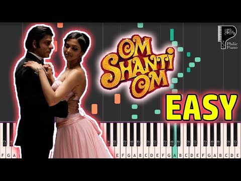 Main Agar Kahoon - Om Shanti Om (2007) - EASY Piano Tutorial