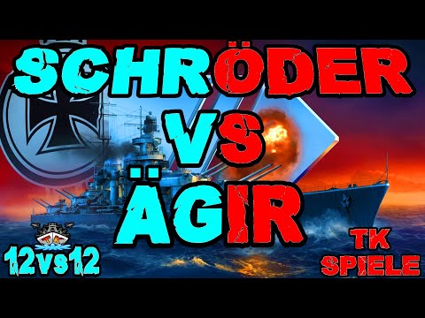 Schröder vs. Ägir im 12vs12 *Kradonische Gefechte* ⚓️ in World of Warships 🚢