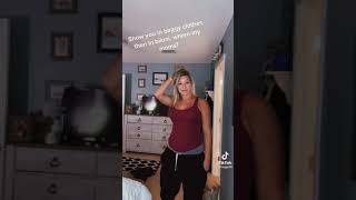 Tiktok babe with a mum bod is truly stunning in red bikini