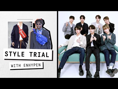 ENHYPEN Reacts to The Latest Fashion Trends | Style Trial | Harper’s BAZAAR