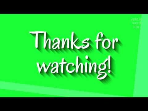 ODOROUS - HOW TO PRONOUNCE IT? #odorous