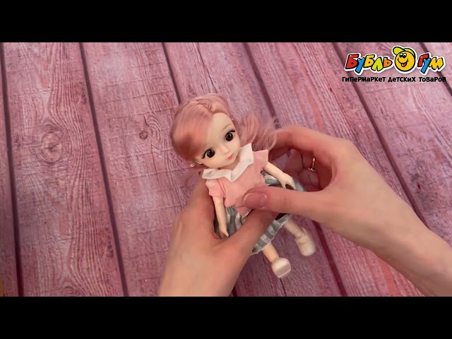 Кукла миниатюрная Lanson Toys в нежном наряде - видео