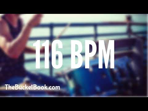 Bucket Drumming Backing Track - 116 BPM
