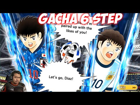 Joki Gacha Step 1-6 samurai blue part 2 japan - Captain Tsubasa Dream Team
