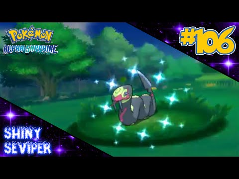 [LIVE] Shiny Seviper in Alpha Sapphire after 265 DexNav Encounters!