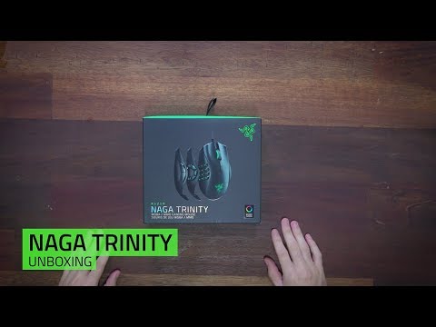 Razer Naga Trinity MOBA/MMO Wired RGB Gaming Mouse w/ 3x