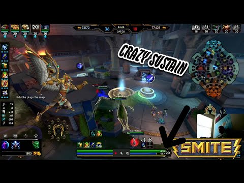 This Horus build has INSANE SUSTAIN | Smite
