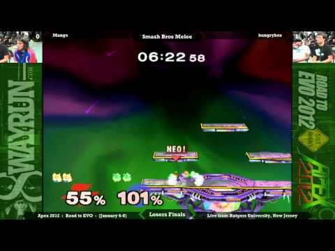 Apex 2012 - SSBM LF - Mango VS hungrybox