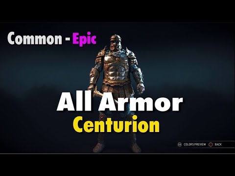 All Centurion Gear (Common-Epic) [For Honor]
