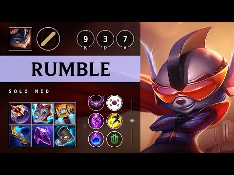 Rumble Mid vs LeBlanc: Dominating - KR Master Patch 14.21