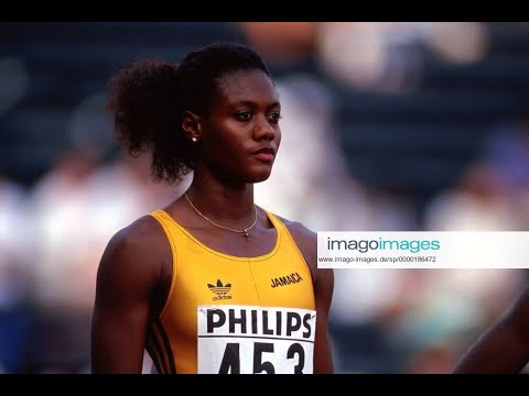 Merlene  Ottey  vs  Katrin  Krabbe 100m ( Final 1991 World Championships in Athletics )