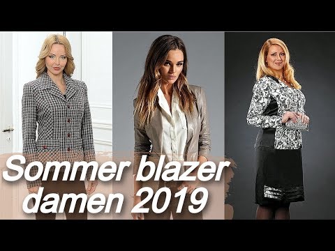 Sommerblazer damen 💃 modetrends 2019
